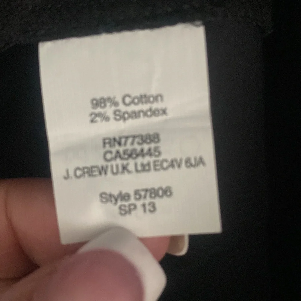 J.Crew NEW Black Pleated Shorts with Side Zipper 4 - Picture 12 of 12